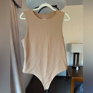 Nuuds Tan Tank Bodysuit